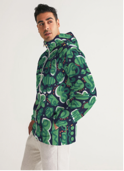Leafy Greens Windbreaker